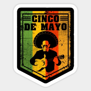 Cinco De Mayo Mariachi Sticker